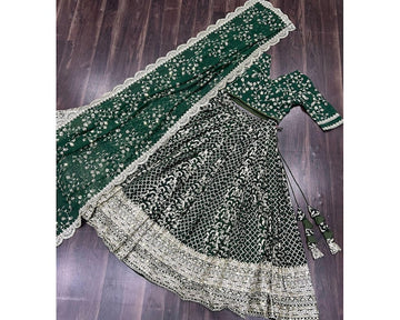 Bridal Wear Embroidered Gown