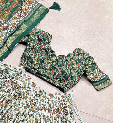 Women Printed Flared Lehenga Choli Set