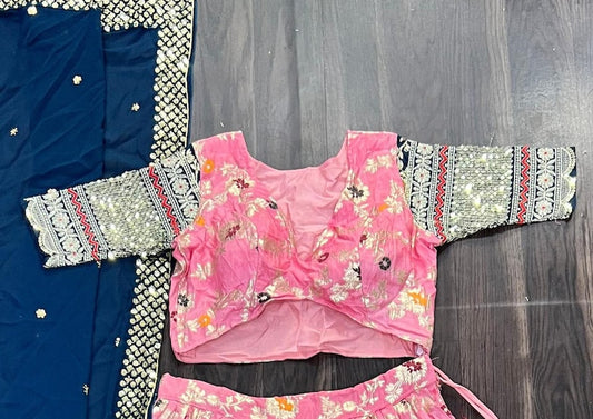 Viscose Jacquard Lehenga Choli