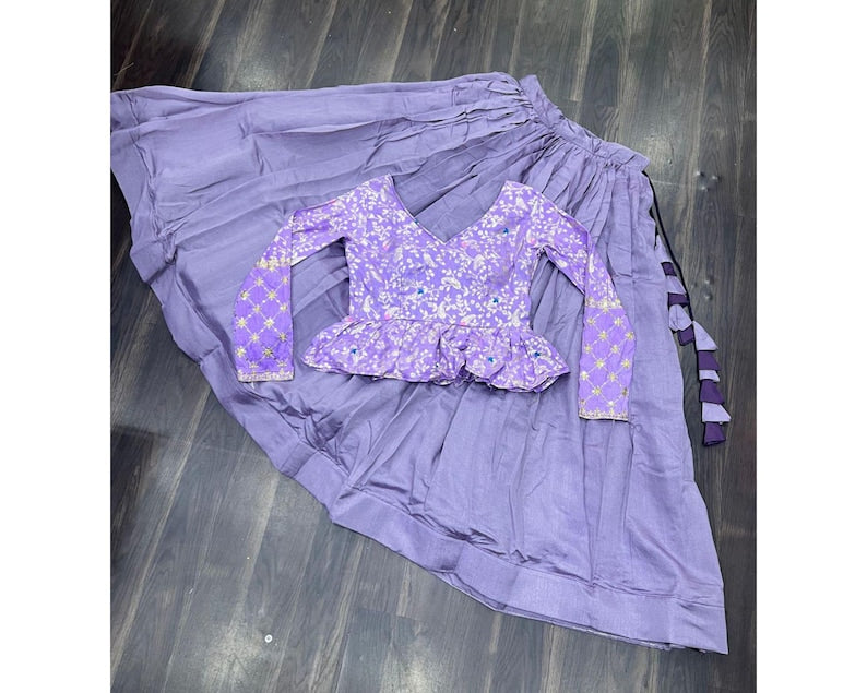 Fox Georgette with Jacket Multi Color Embroidery Work Lehenga Choli