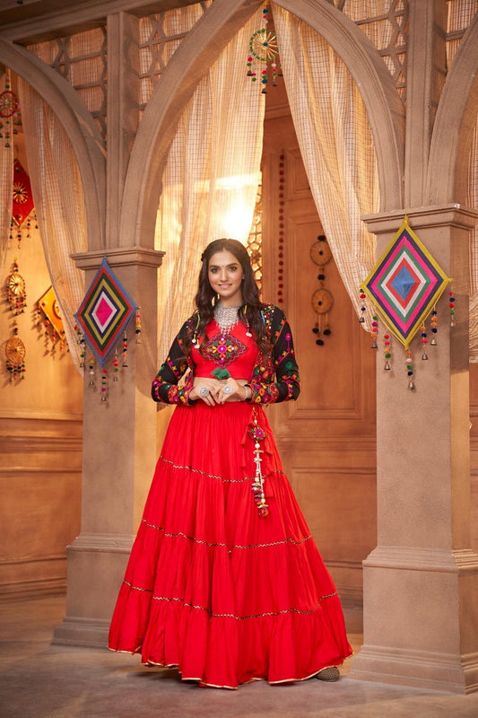 Navratri Festival Wear Koti Style Lehenga Choli