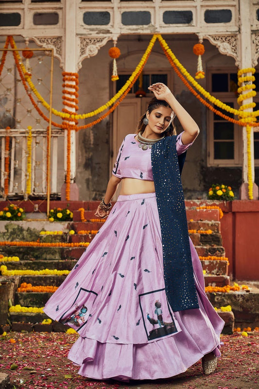 Fancy Satin Lehenga