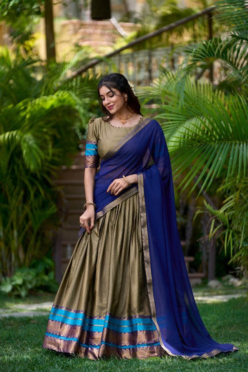 Traditional Dhavani Set with Half Saree