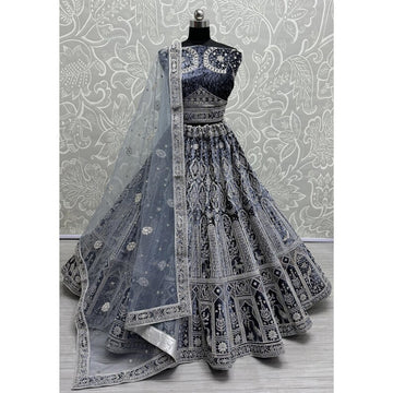 Women Embroidered Lehenga Choli Set