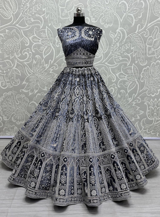 Women Embroidered Lehenga Choli Set