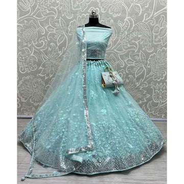 Beautiful Designer Heavy Net with Sequence Lehenga Choli