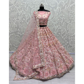 Beautiful Designer Heavy Net with Sequence Lehenga Choli