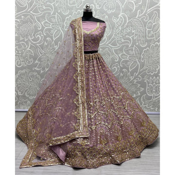 Lehenga Choli with Net Dupatta