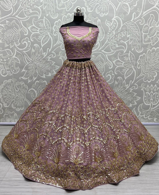 Lehenga Choli with Net Dupatta