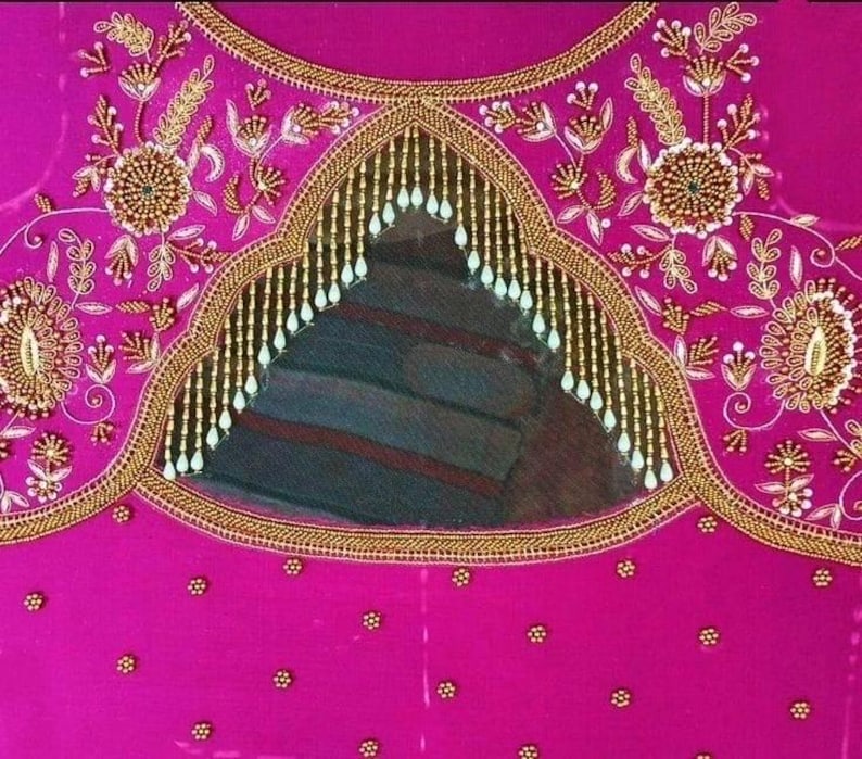 zardosi work maggam handwork Readymade Blouse