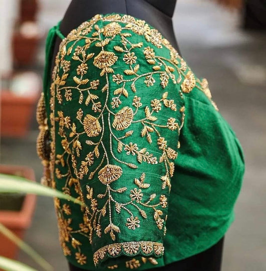 zardosi work maggam handwork Readymade Blous