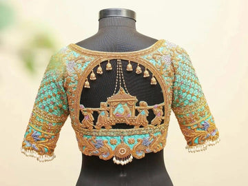 zardosi work maggam handwork Readymade Blouse