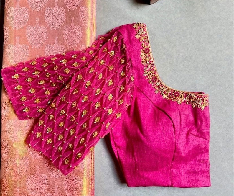 Magenta Pink Blouse