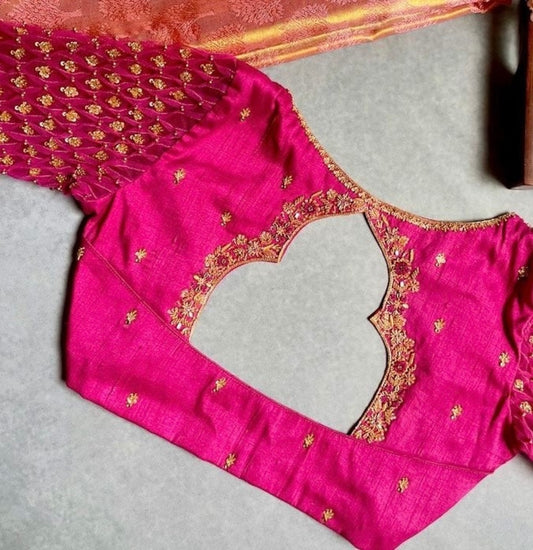 Magenta Pink Blouse