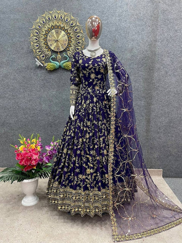 Designer Embroidery Gown