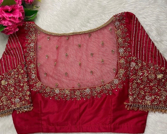 Wedding Blouse Hand Embroidered