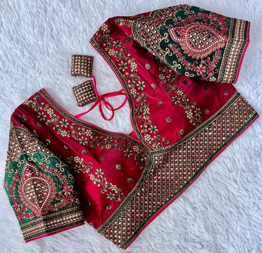 Beautiful Designer Rajwadi Wedding Blouse