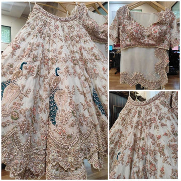 Flare Fox Georgette Lehenga Choli Adorned with Sequins Embroidery