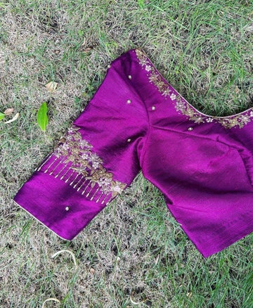 Magenta Blouse