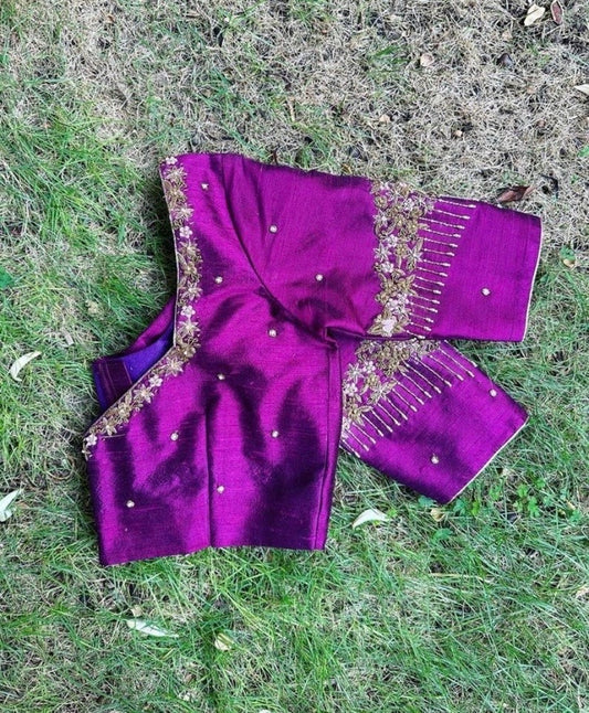 Magenta Blouse