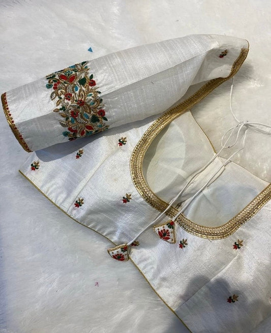 Multi Hand Embroidered Blouse