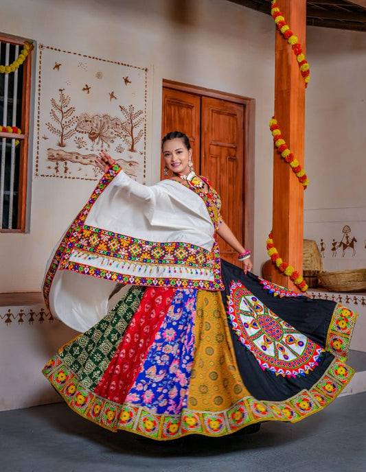 Couple Special Navratri Wear Multi Color Combo Collection