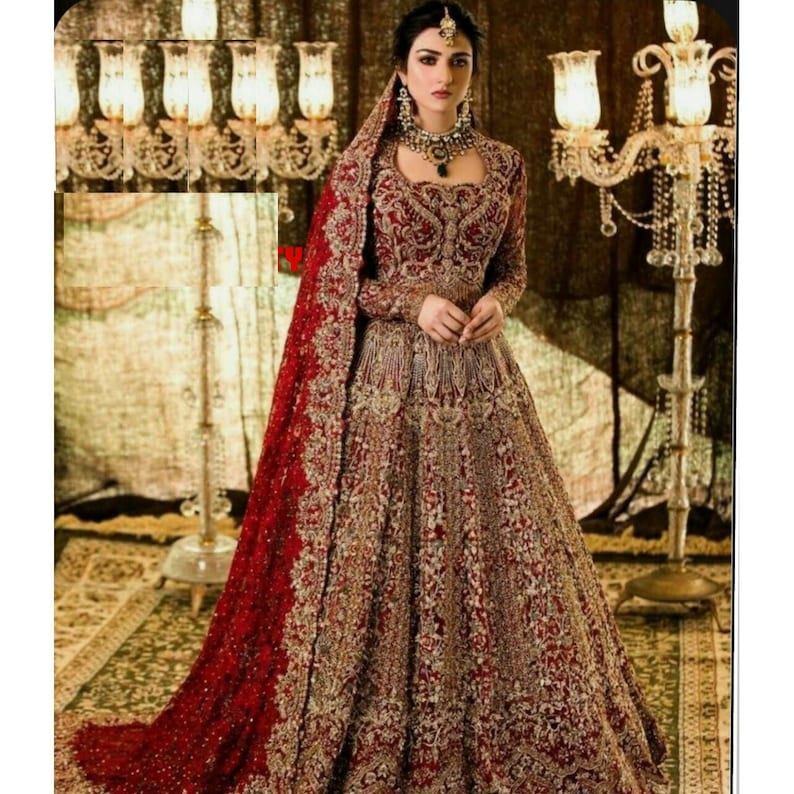 Velvet with Heavy Zari Thread Work Lehenga Choli