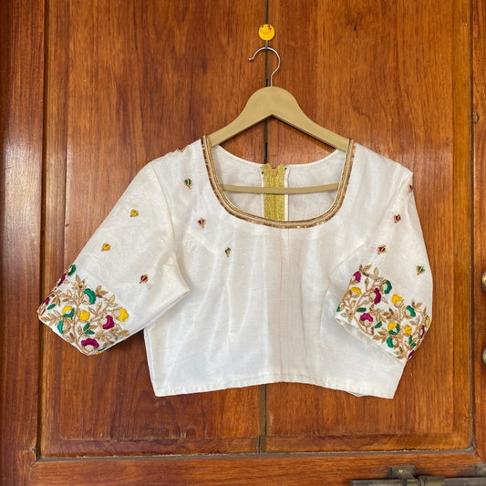 Multi Colour Maggam Blouse