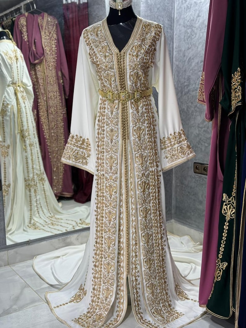 White Royal Caftan for Women