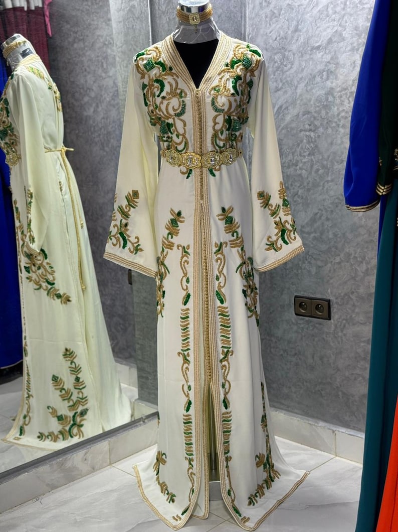 White Royal Caftan for Women