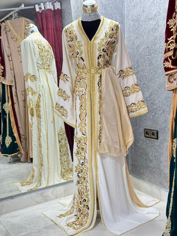 Moroccan White Caftan