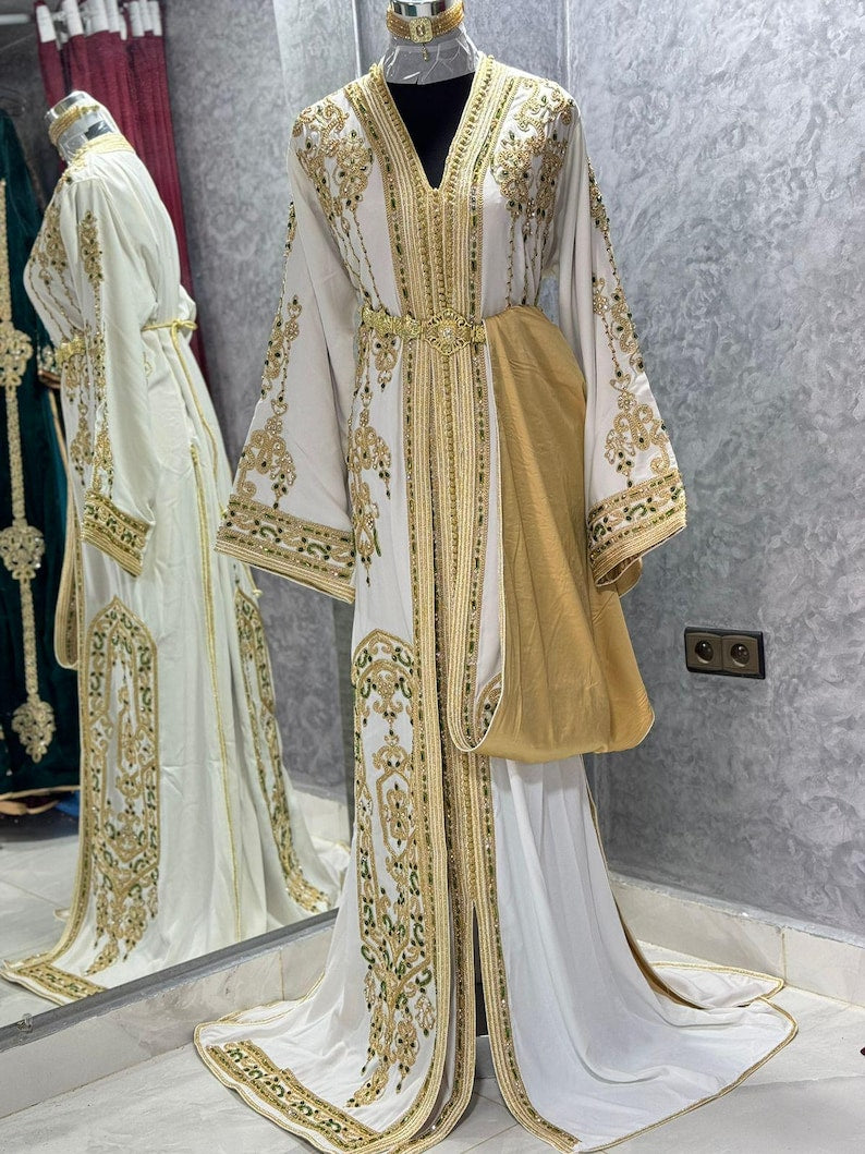 White Royal Caftan for Women