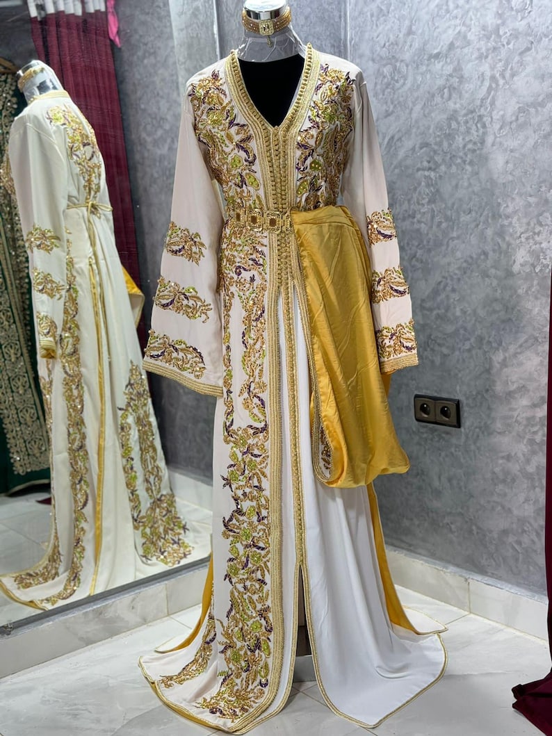 Authentic White Caftan for Women