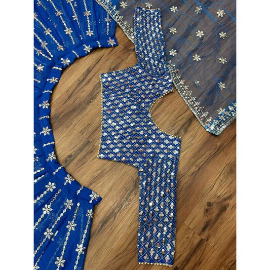 Georgette Machine Designer Lehenga Choli