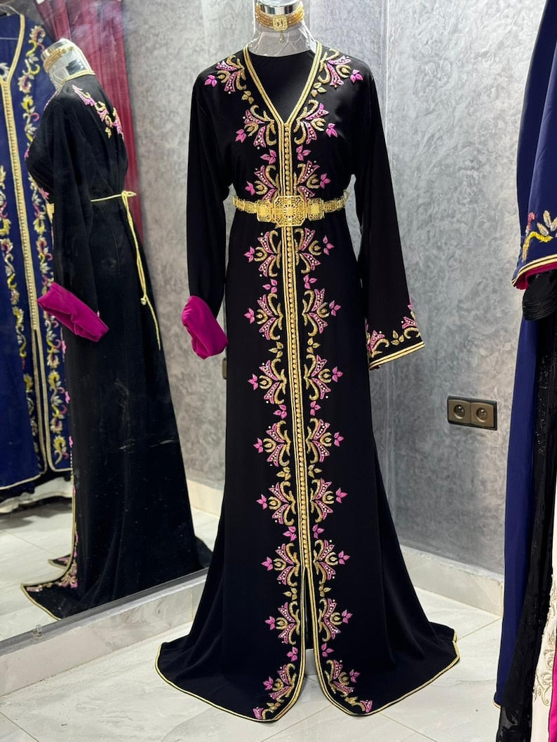 Black Moroccan Takchita Dress