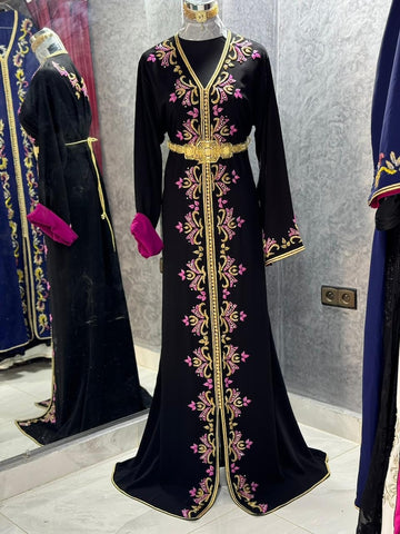 Black Moroccan Takchita Dress