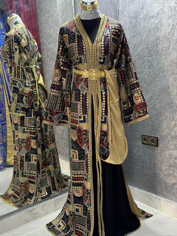 Moroccan Embroidered Caftan