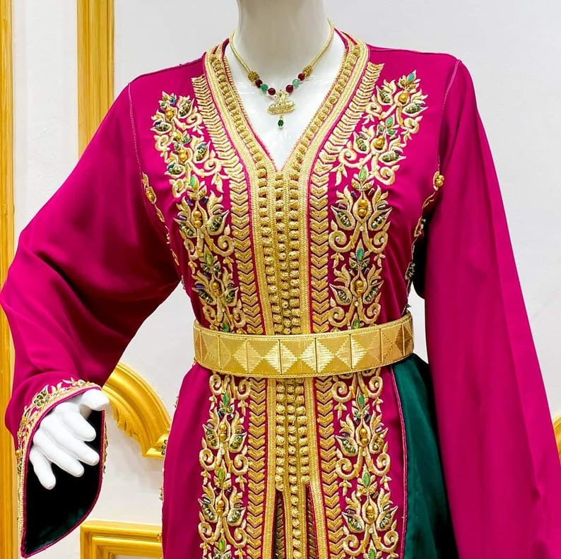 Authentic Takchita Pink Caftan for Women