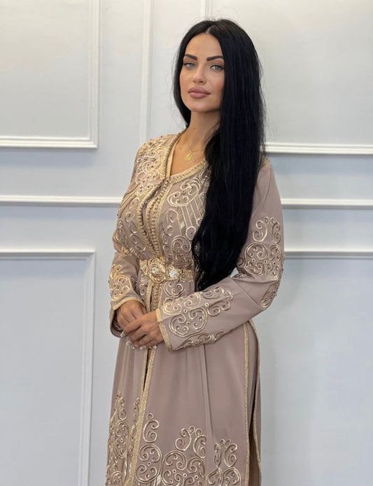 Moroccan Gorgeous Embroidered Caftan
