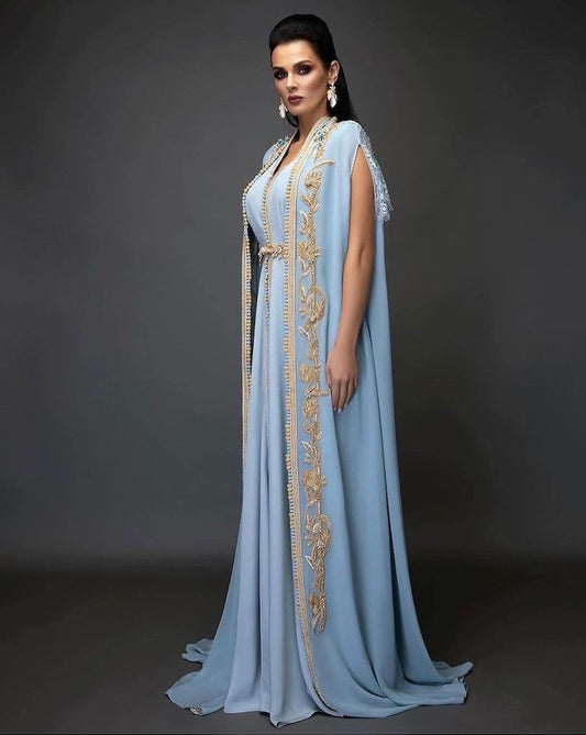 Moroccan Luxury Beaded Caftan