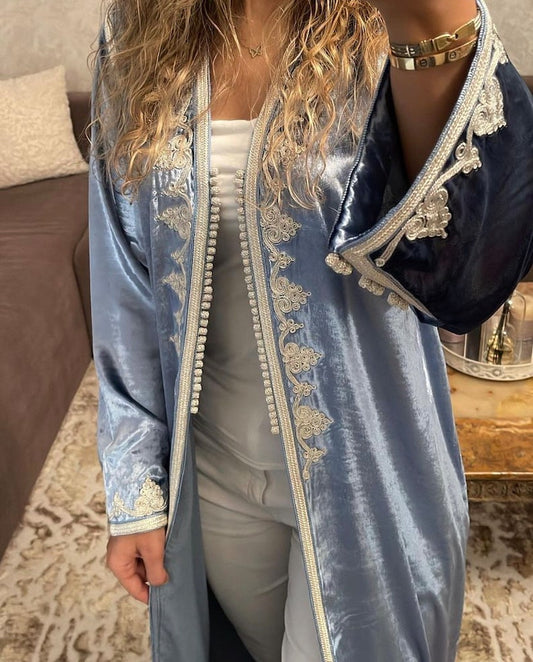 Boho Embroidery Kimono
