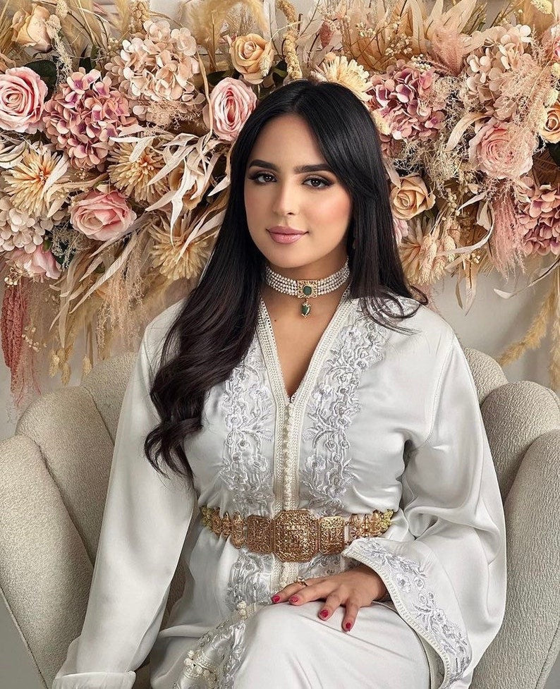 Moroccan White Caftan