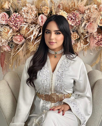 Moroccan White Caftan