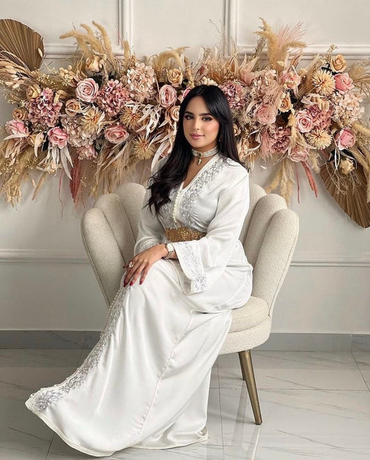 Moroccan White Caftan