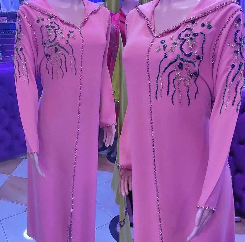 Moroccan Pink Takchita/Caftan