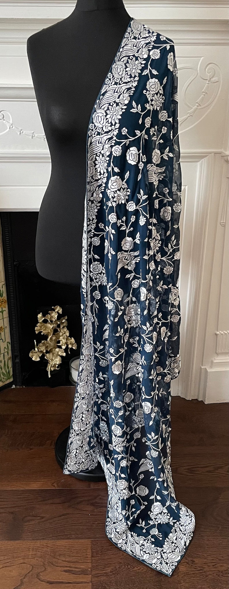 Regal Parsi Gara Work Duppatta