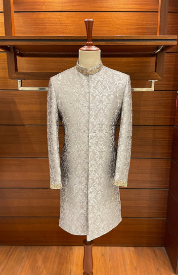 Beige Light Sherwani for men
