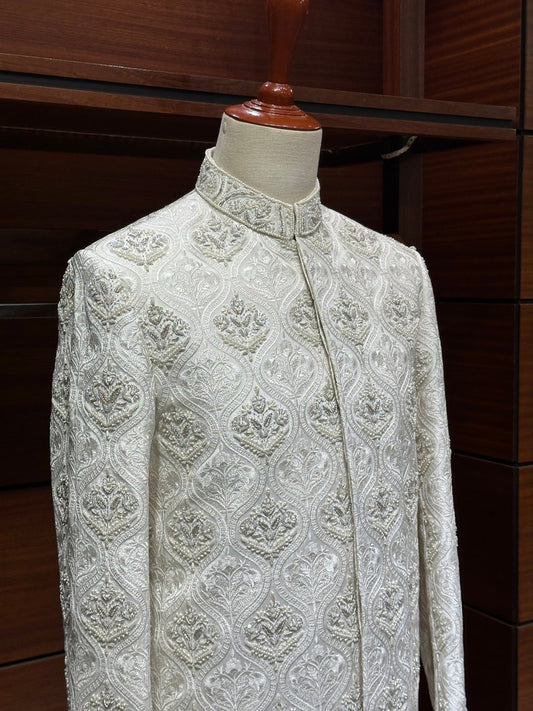 Royal White Sherwani for Men
