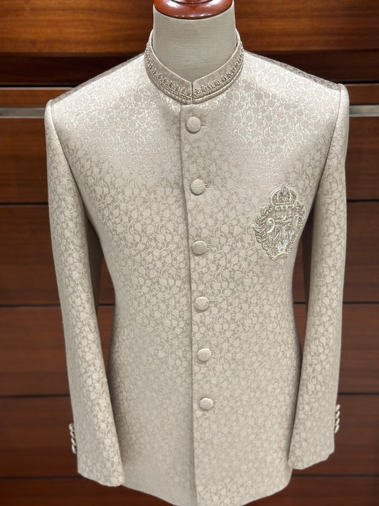 Royal Tea Pink Prince Coat for Men