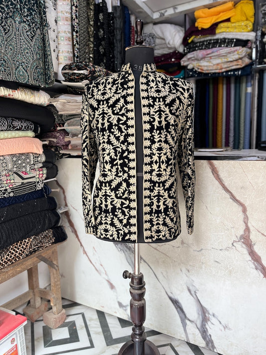 Men's Black Exclusive Hardik Pandya Inspired Jodhpuri Bandhgala Suit